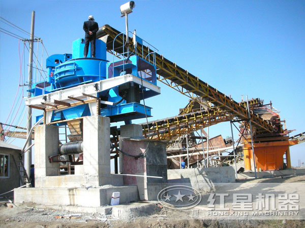 制砂生產(chǎn)線(xiàn)現(xiàn)場(chǎng)